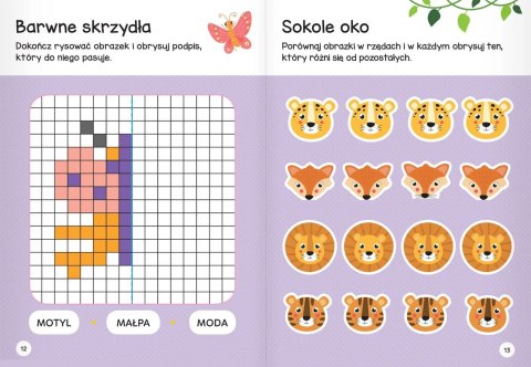 Łamigłówki przedszkolaka z tygryskiem od 5 lat Aksjomat