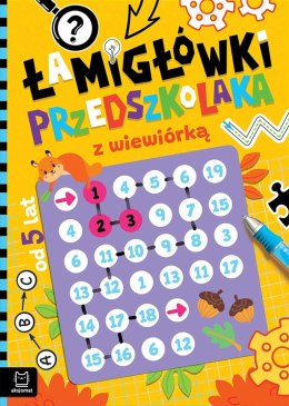Łamigłówki przedszkolaka z wiewiórką od 5 lat Aksjomat
