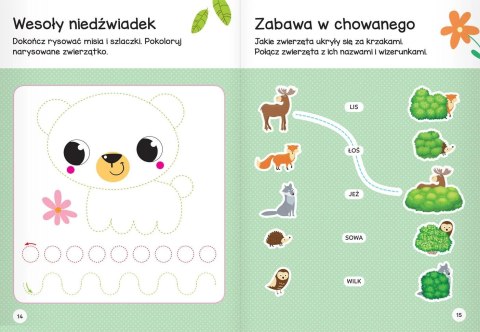 Łamigłówki przedszkolaka z wiewiórką od 5 lat Aksjomat