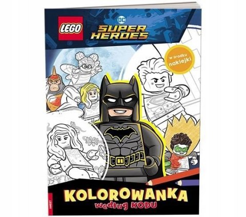 Lego DC Comics Kolorowanka według kodu Ameet Super Heroes