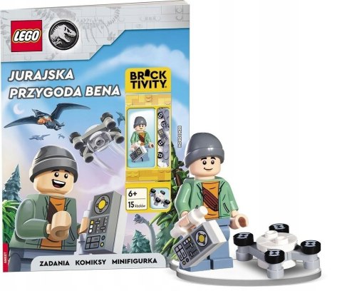 Lego Jurassic World Jurajska przygoda Bena + Figurka Ben i Dron Ameet