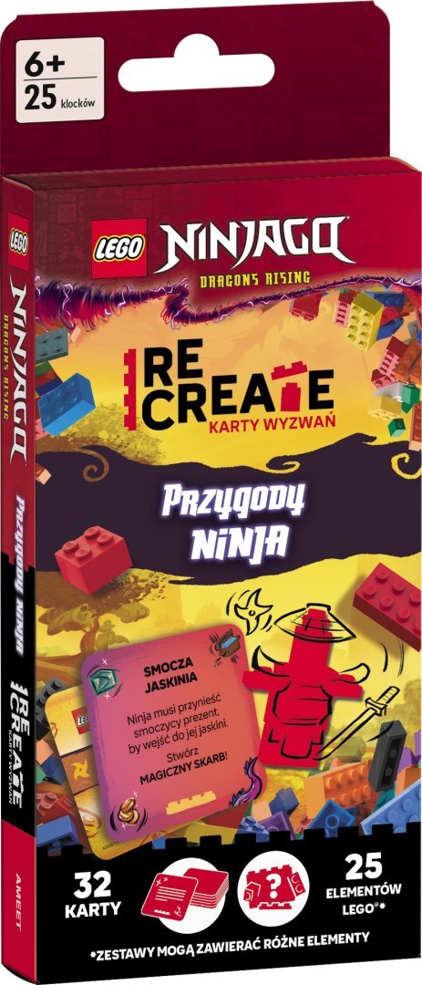 Lego Ninjago Recreate Karty wyzwań Przygody Ninja Ameet