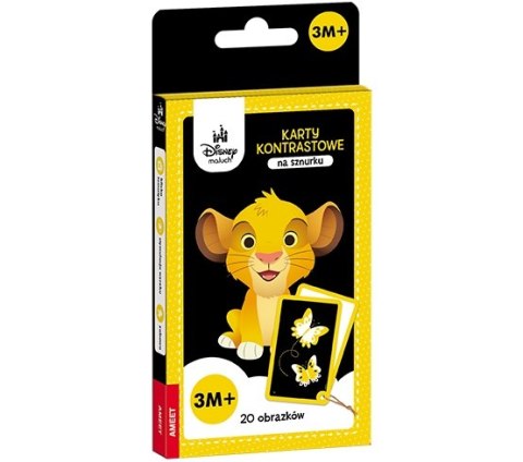 Maluch Kontrasty Ameet Karty Kontrastowe na sznurku Disney Baby