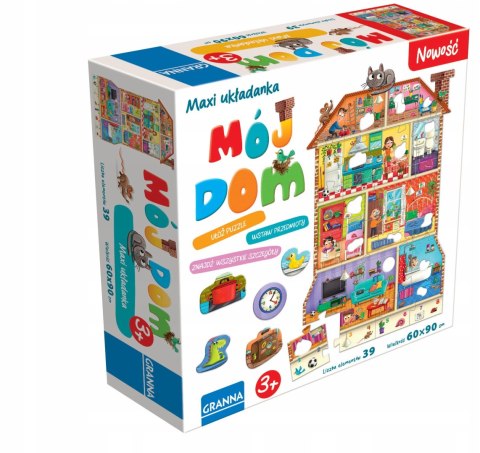 Mój dom Maxi Układanka Granna 3+