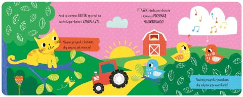 Moja Walizeczka Wieś 10 Odgłosów Wciśnij i Słuchaj Książka Dźwiękowa