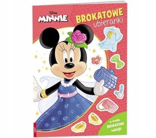 Myszka Minnie Brokatowe ubieranki Ameet Naklejki Zadania