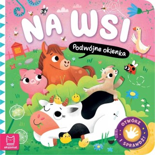 Na wsi Podwójne okienka Otwórz i sprawdź! Książeczka z okienkami Aksjomat