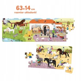 OUTLET CzuCzu Puzzle Panoramiczne Stadnina 60 elementów 4+