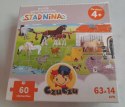 OUTLET CzuCzu Puzzle Panoramiczne Stadnina 60 elementów 4+