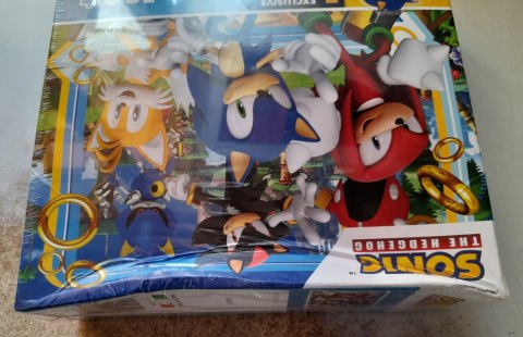 OUTLET Puzzle Super 180 elementów Sonic 4 Clementoni 29799