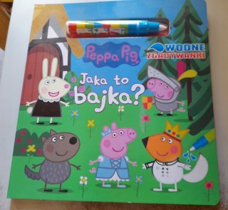 OUTLET Świnka Peppa Wodne Zgadywanki Jaka to bajka? Flamaster Wodny