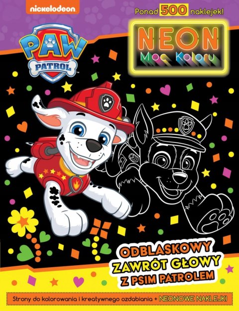 Odblaskowy zawrót głowy z Psim Patrolem Psi Patrol Neononwe Naklejki