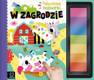 Paluszkowe malowanki w Zagrodzie Farma Aksjomat Maluj rączkami Malowanka