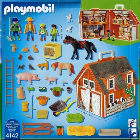 Playmobil 4142 Przenośna stajnia Moje przenośne gospodarstwo rolne
