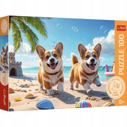 Puzzle 100 elementów Corgi piesek 16536 Trefl