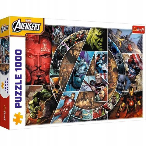 Puzzle 1000 elementów 10934 Avengers: Bohaterowie Marvel Heroes Trefl