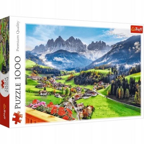 Puzzle 1000 elementów St. Magdalena Dolomity Włochy 10946 Trefl
