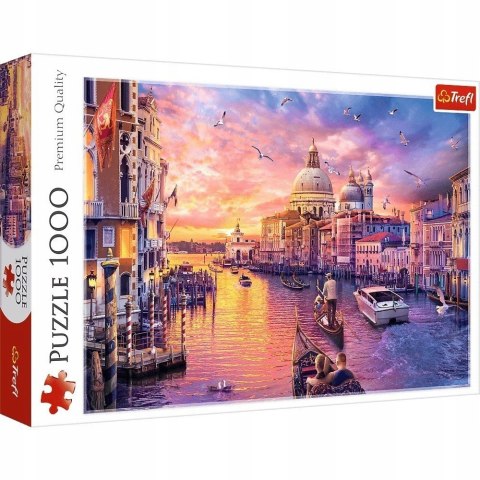 Puzzle 1000 elementów Uroki Wenecji 10926 Trefl Wenecja