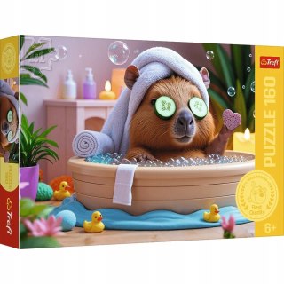 Puzzle 160 elementów Kapibara w SPA 15433 Trefl