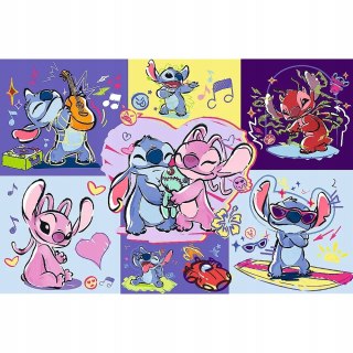 Puzzle 300 elementów 23033 Zakręcony Stitch Disney Lilo & Stitch Trefl