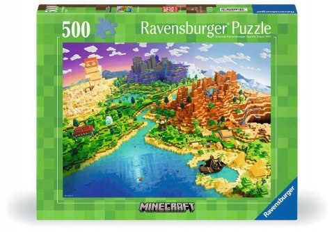 Puzzle 500 elementów Minecraft Ravensburger