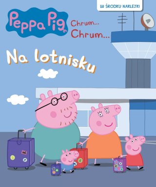 Świnka Peppa Chrum... Chrum 92 Na lotnisku Media Naklejki