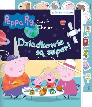 Świnka Peppa Dziadkowie są super! Chrum chrum Naklejki Media