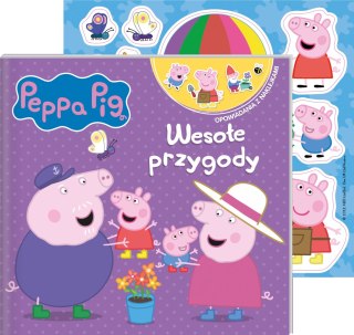 Świnka Peppa Opowiadania z naklejkami Wakacyjne przygody Naklejki Media