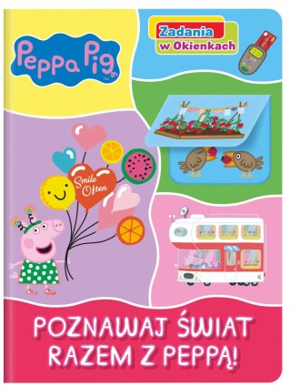 Świnka Peppa Zadania w Okienkach Poznawaj świat razem z Peppą Media Service