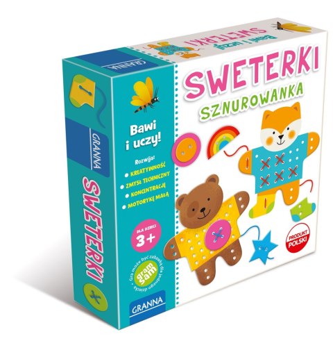 Sznurowanka Sweterki 3+ Granna Mała Motoryka
