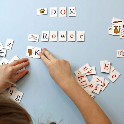 Tato Naucz Mnie Czytać Litery Drukowane Alfabet 5-7 lat