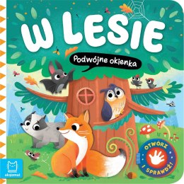 W Lesie Podwójne okienka Otwórz i sprawdź! Książeczka z okienkami Aksjomat