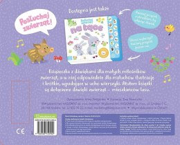 W Lesie Posłuchaj zwierząt Książeczka z dźwiękami Aksjomat