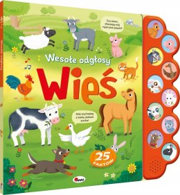 Wesołe Odgłosy Wieś poznaj świat zwierząt na wsi Książka Dźwiękowa