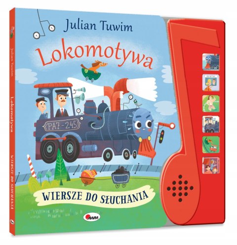 Wiersze do słuchania Lokomotywa Julian Tuwim Książka Dźwiękowa