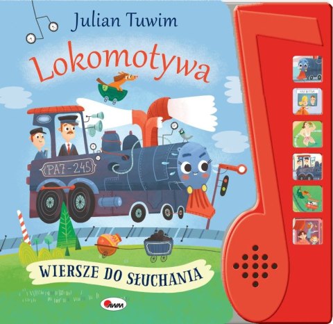 Wiersze do słuchania Lokomotywa Julian Tuwim Książka Dźwiękowa