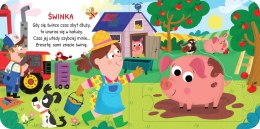 Zwierzęta na wsi Duże puzzle Aksjomat Książka z Puzzlami