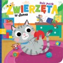 Zwierzęta w domu Duże puzzle Aksjomat Książka z Puzzlami