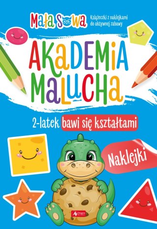 Akademia malucha 2 latek bawi się kształtami Dragon