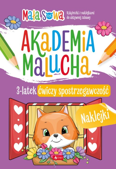 Akademia malucha 3 latek ćwiczy spostrzegawczość Dragon