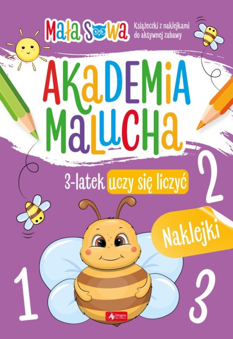 Akademia malucha 3 latek uczy się liczyć Dragon