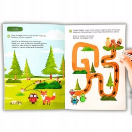 Bazgraki i nowe zabawy 3-latków Kapitan Nauka Zadania i Łamigłówki + Pisak