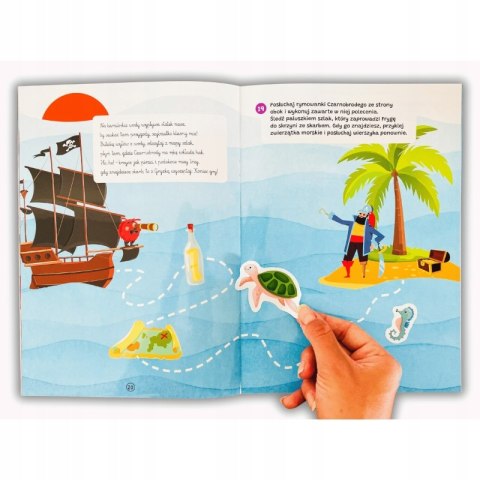 Bazgraki i zabawy 2-latków Kapitan Nauka Naklejki wielokrotnego użytku