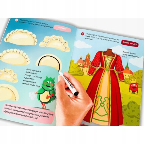 Bazgraki poznają Polskę Kapitan Nauka Piszę i Zmazuję 3-6 lat