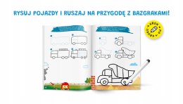Bazgraki uczą się rysować Pojazdy Kapitan Nauka Krok po Kroku