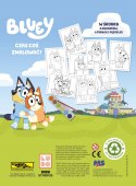 Bluey Paczka do zmalowania Blue + 6 Farbek i pędzelek Farby 8 Obrazków
