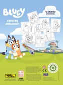 Bluey Paczka do zmalowania Blue + 6 Farbek i pędzelek Farby 8 Obrazków