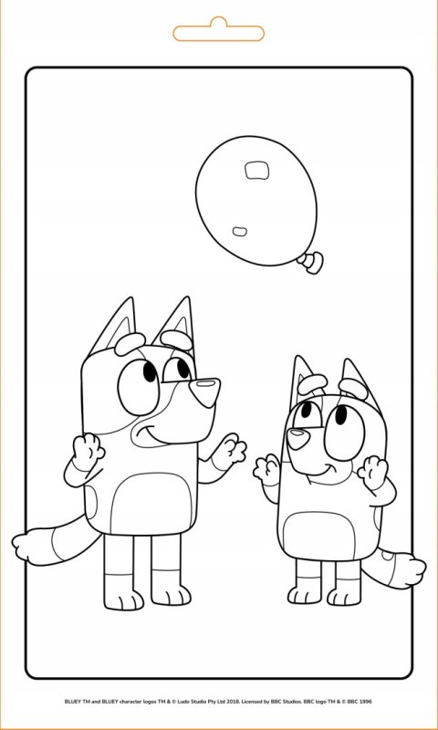 Bluey Zabawa na Całego 100 naklejek wielokrotnego użytku Naklejki Blue