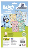 Bluey Zabawa na Całego 100 naklejek wielokrotnego użytku Naklejki Blue