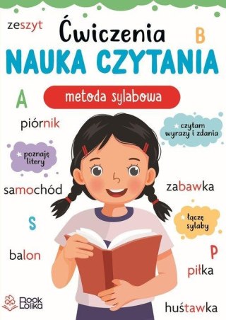 Ćwiczenia Nauka czytania Metoda sylabowa Bookolika Sylaby Czytam wyrazy